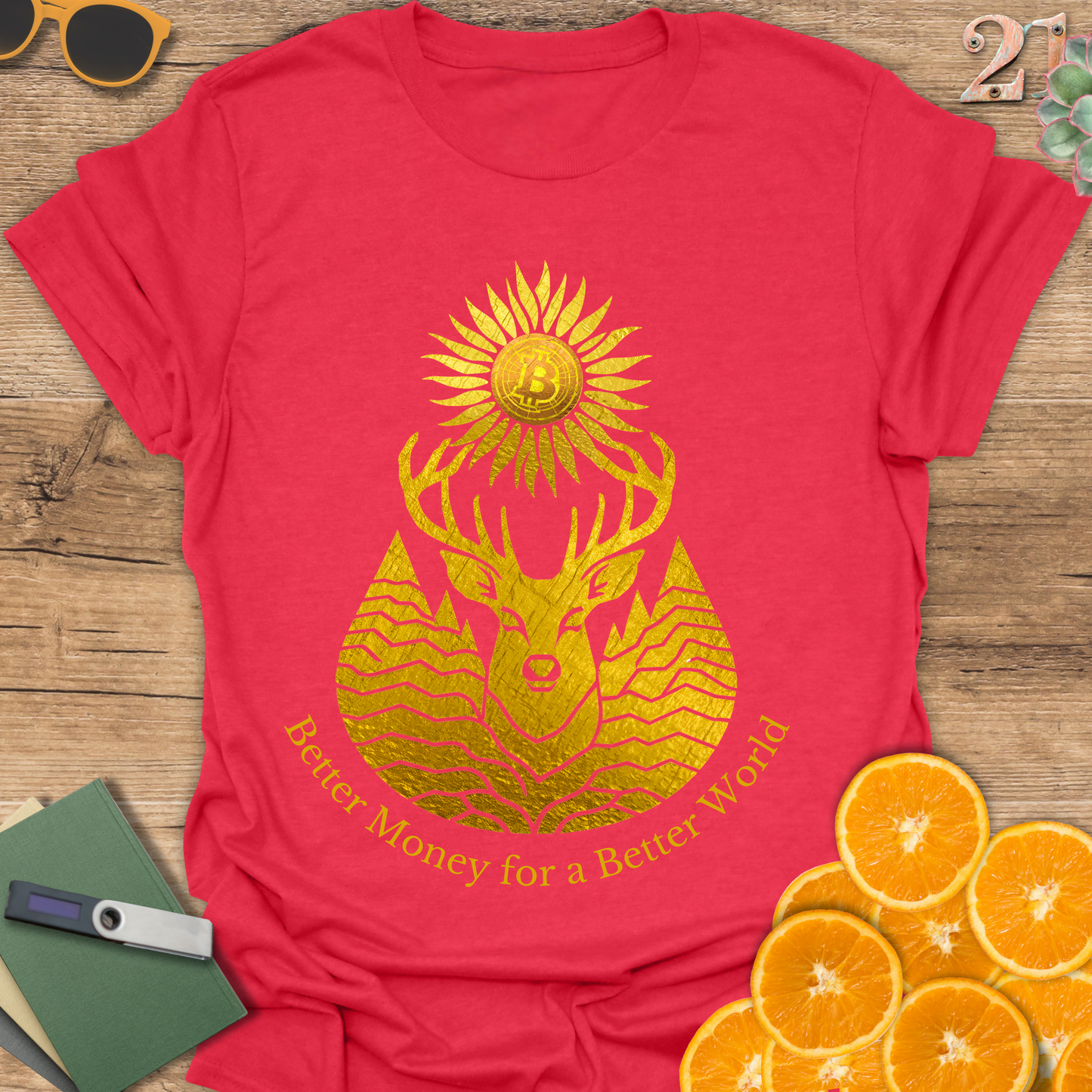 Bitcoin Sun Unisex T-Shirt