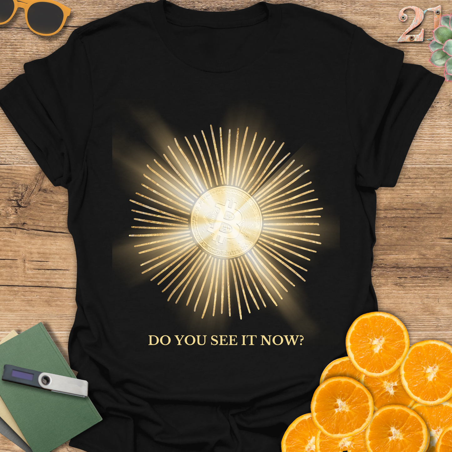 Bitcoin Golden Sun T-Shirt