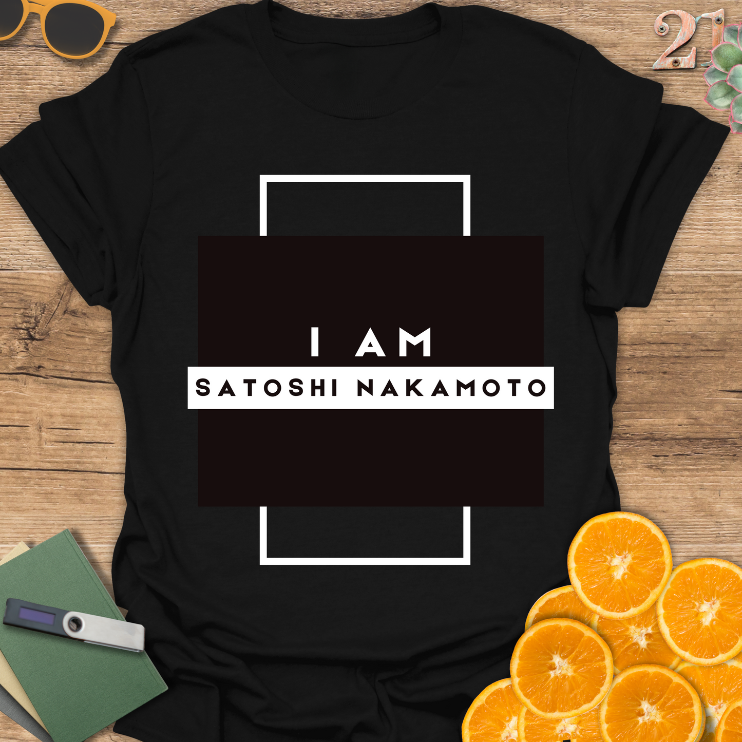 I am Satoshi Nakamoto, minimal T-Shirt