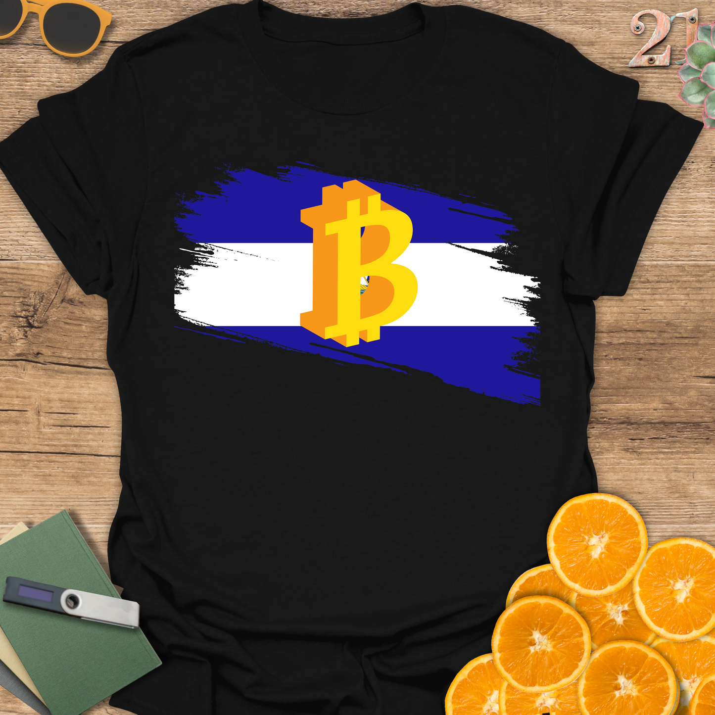 El Salvador, Bitcoin Country Unisex T-Shirt