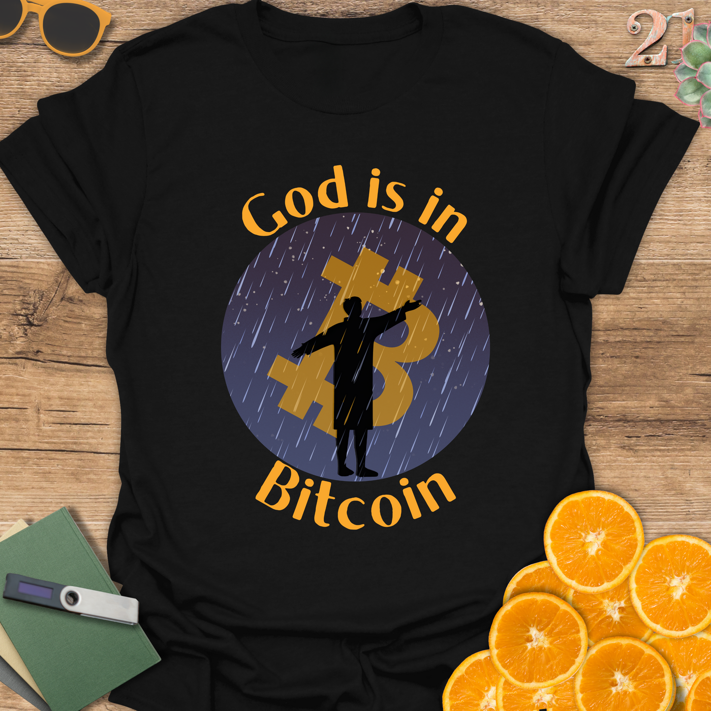 God is in Bitcoin T-Shirt