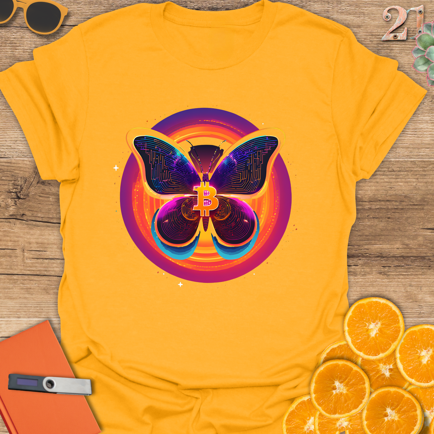 Bitcoin Butterfly T-Shirt