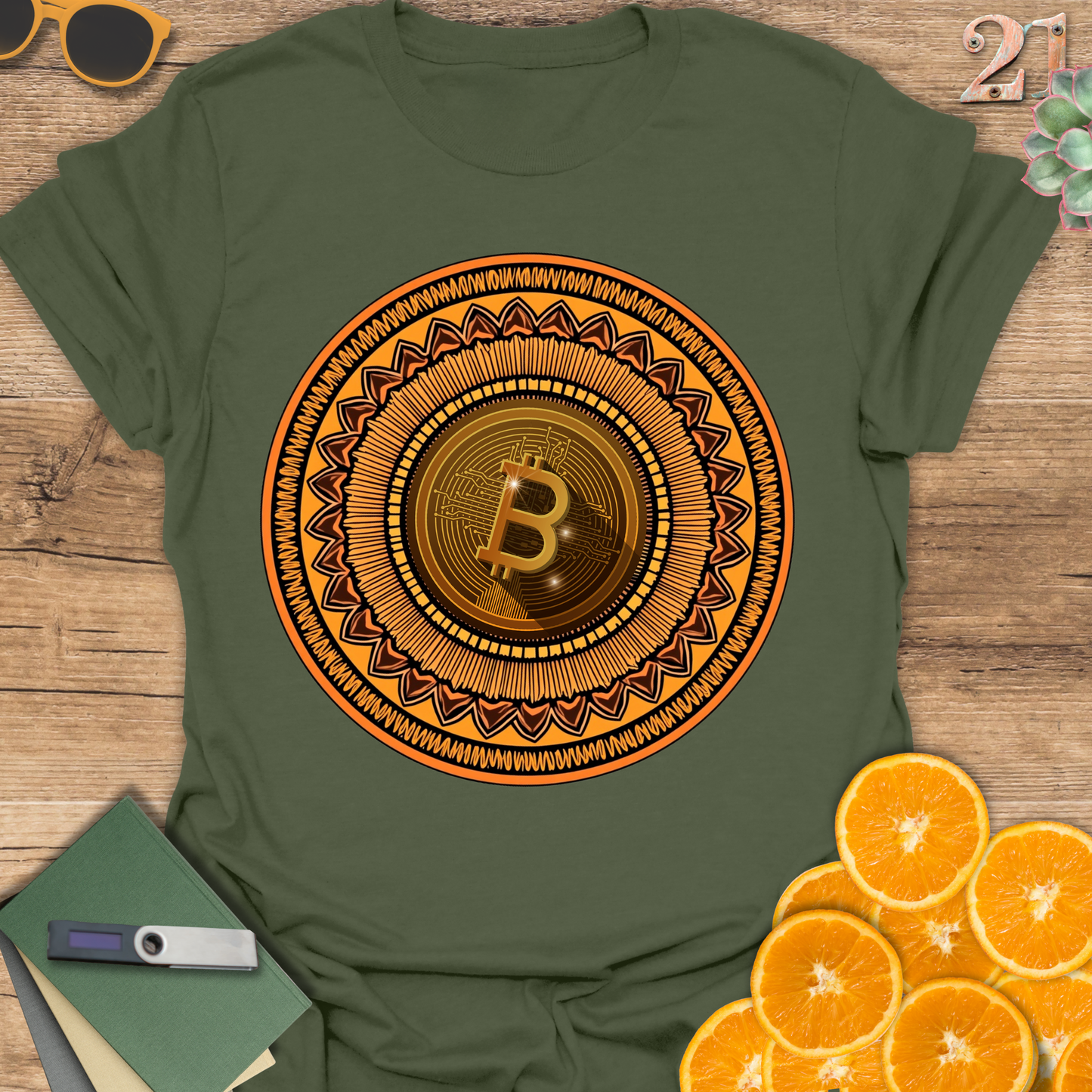 Bitcoin Mandala T-Shirt