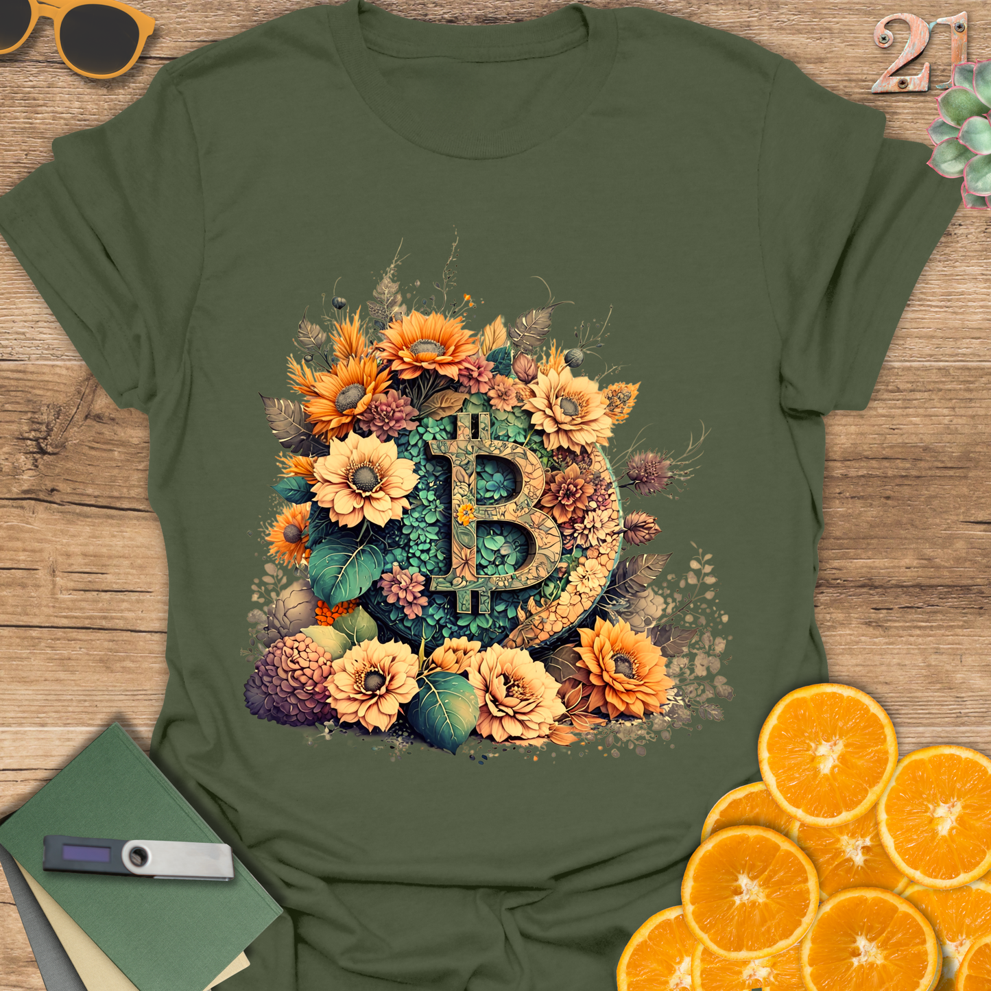 Bitcoin Blooms T-Shirt