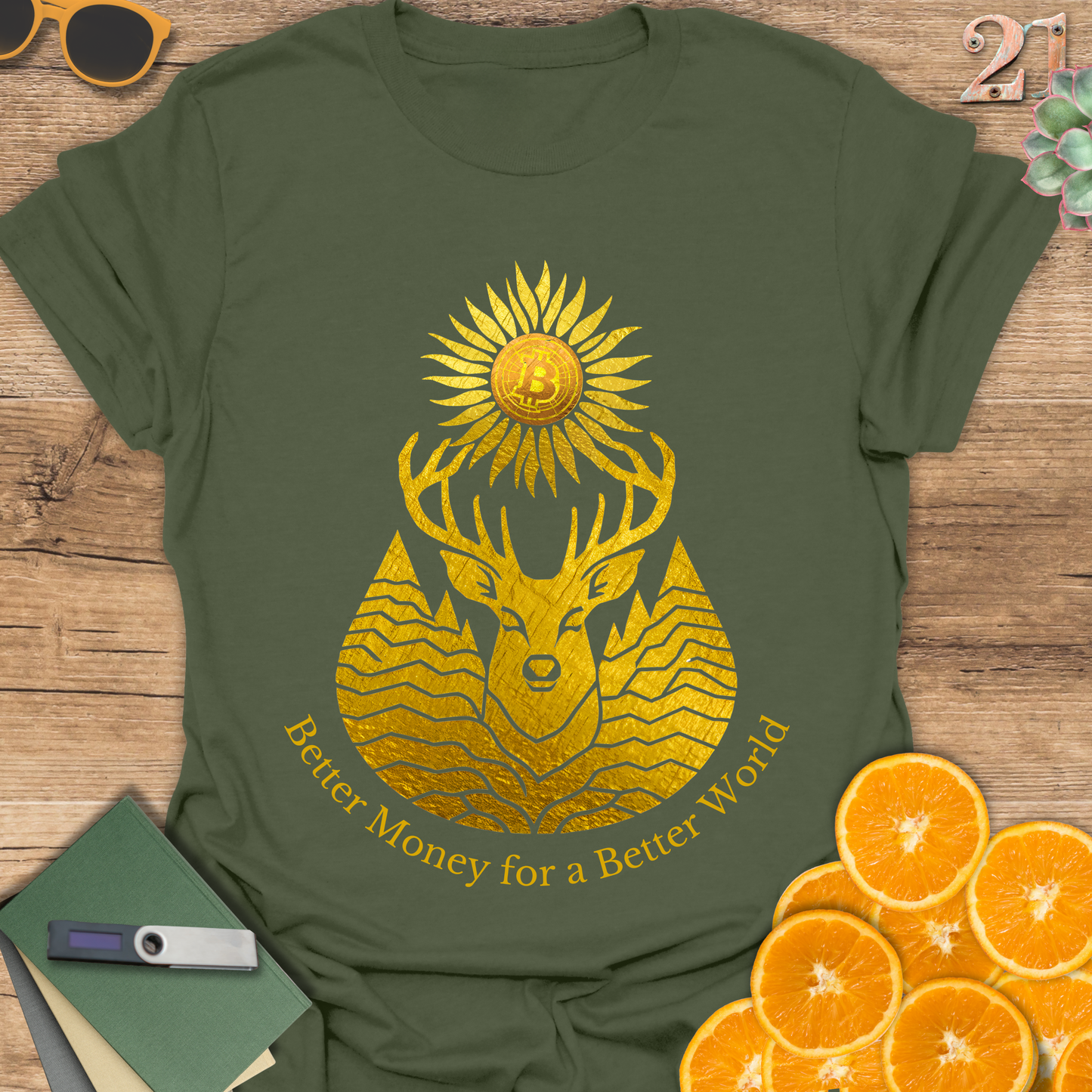 Bitcoin Sun Unisex T-Shirt