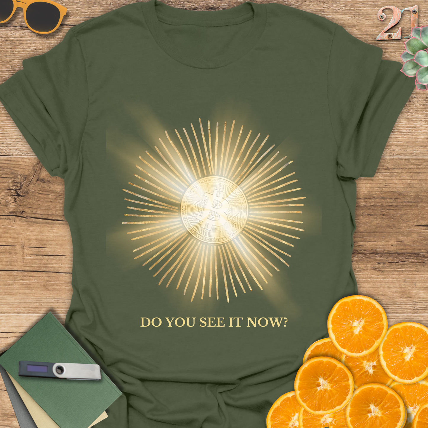 Bitcoin Golden Sun T-Shirt