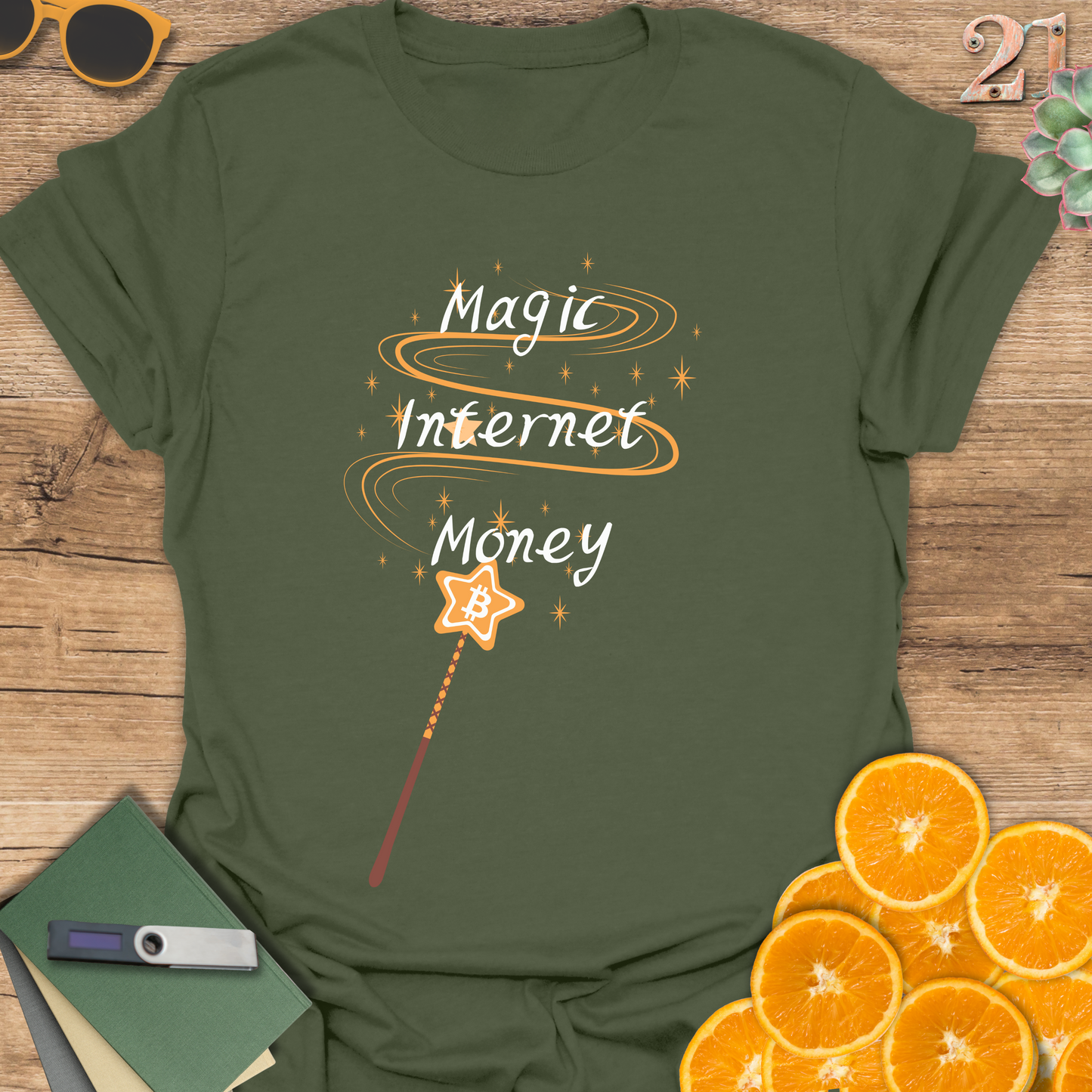 Bitcoin Magic Wand T-Shirt