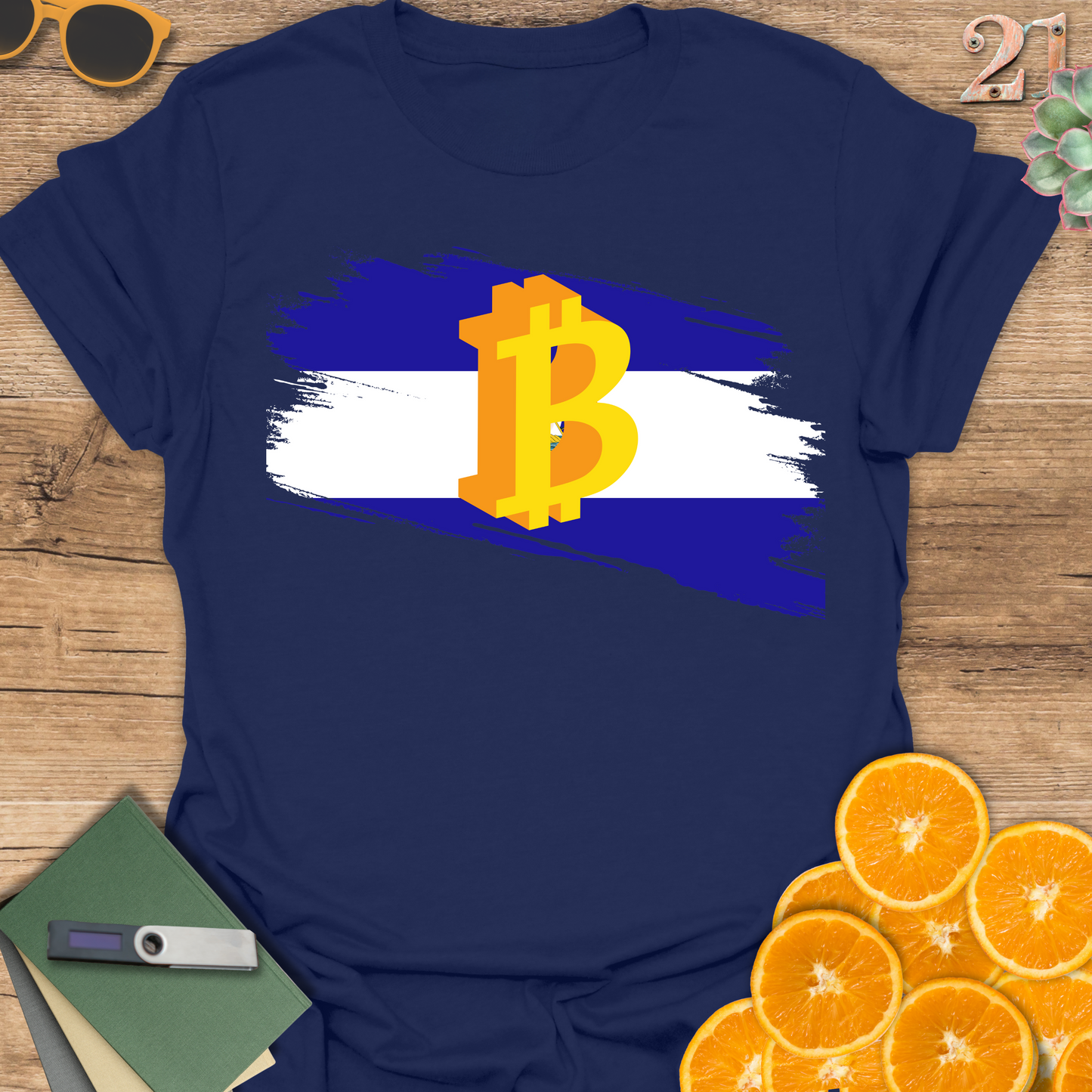 El Salvador, Bitcoin Country Unisex T-Shirt