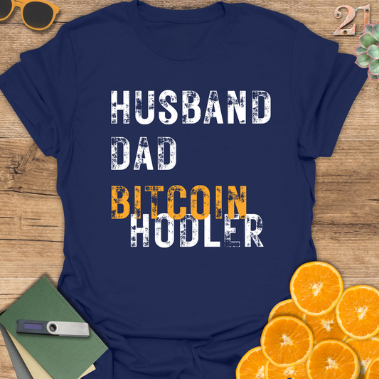 Bitcoin Hodler Unisex T-Shirt - Ideal for Husband Dads