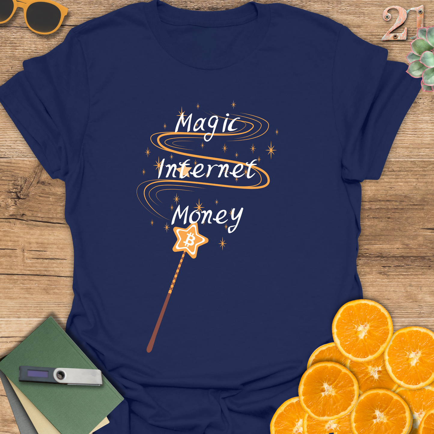 Bitcoin Magic Wand T-Shirt