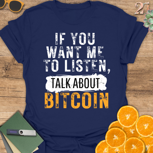 Bitcoin Enthusiast Unisex T-Shirt