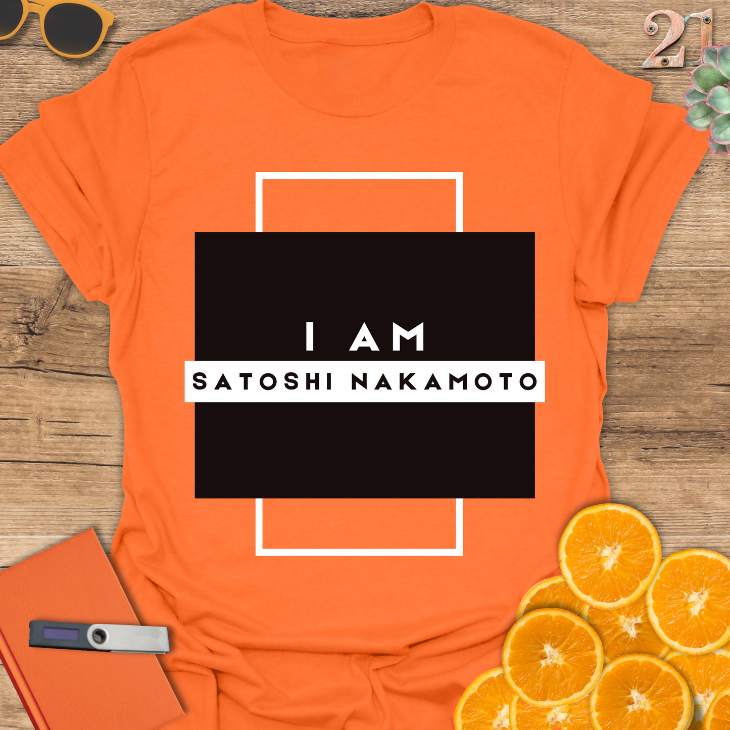 I am Satoshi Nakamoto, minimal T-Shirt