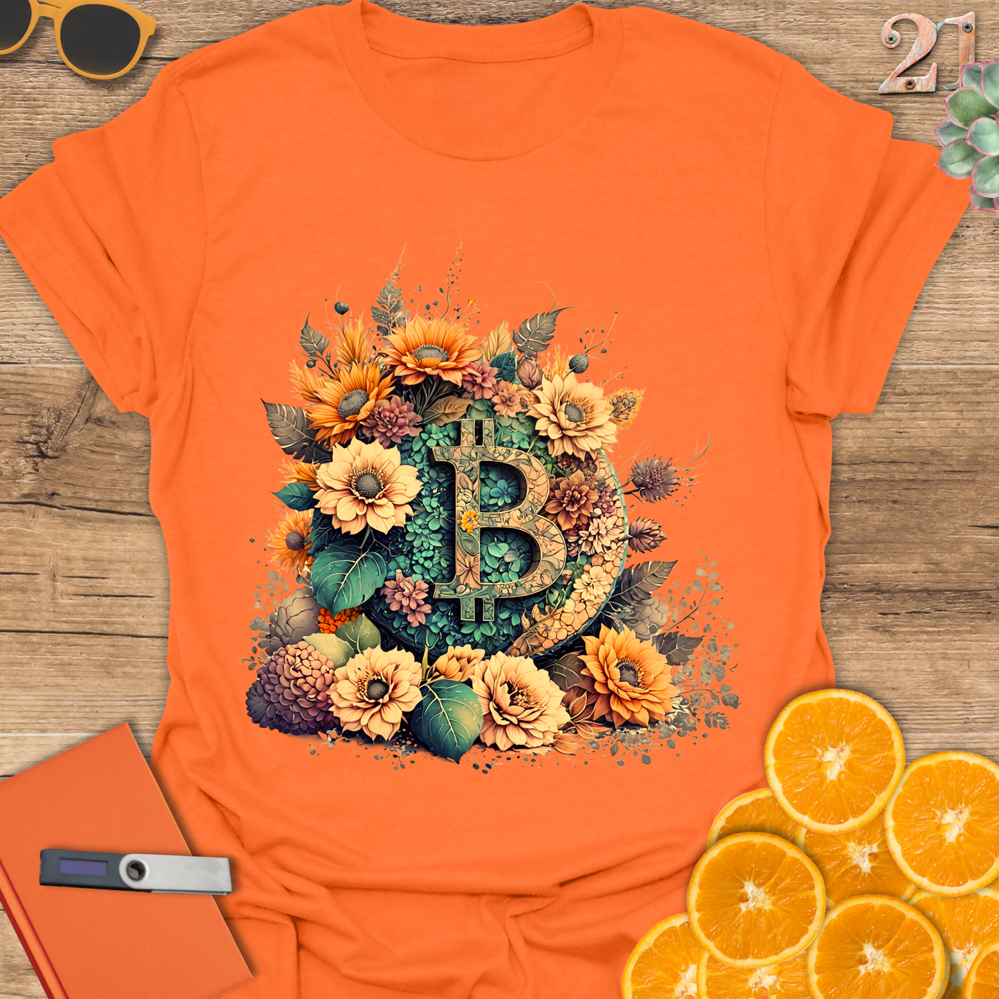 Bitcoin Blooms T-Shirt