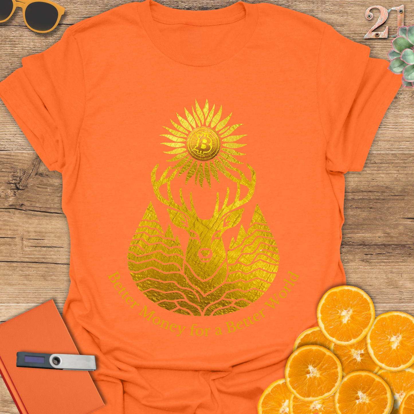 Bitcoin Sun Unisex T-Shirt