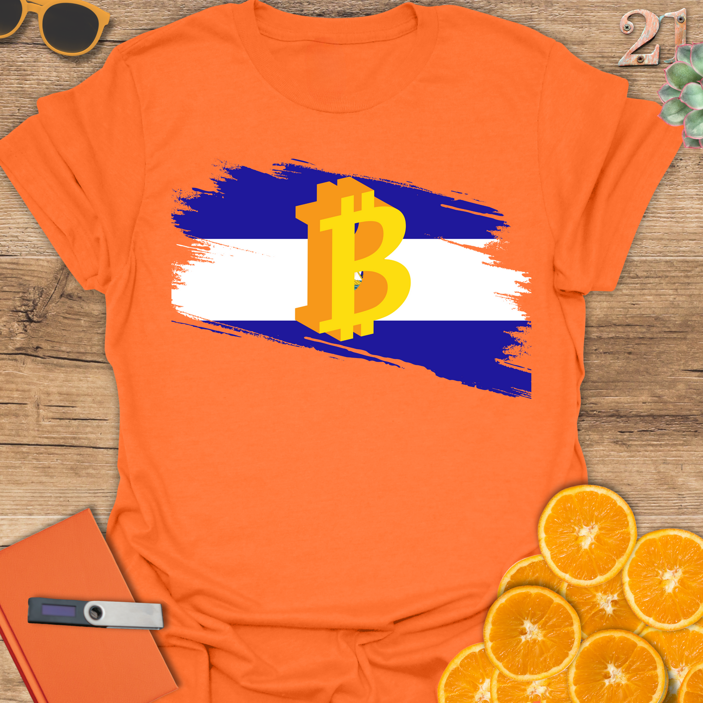 El Salvador, Bitcoin Country Unisex T-Shirt