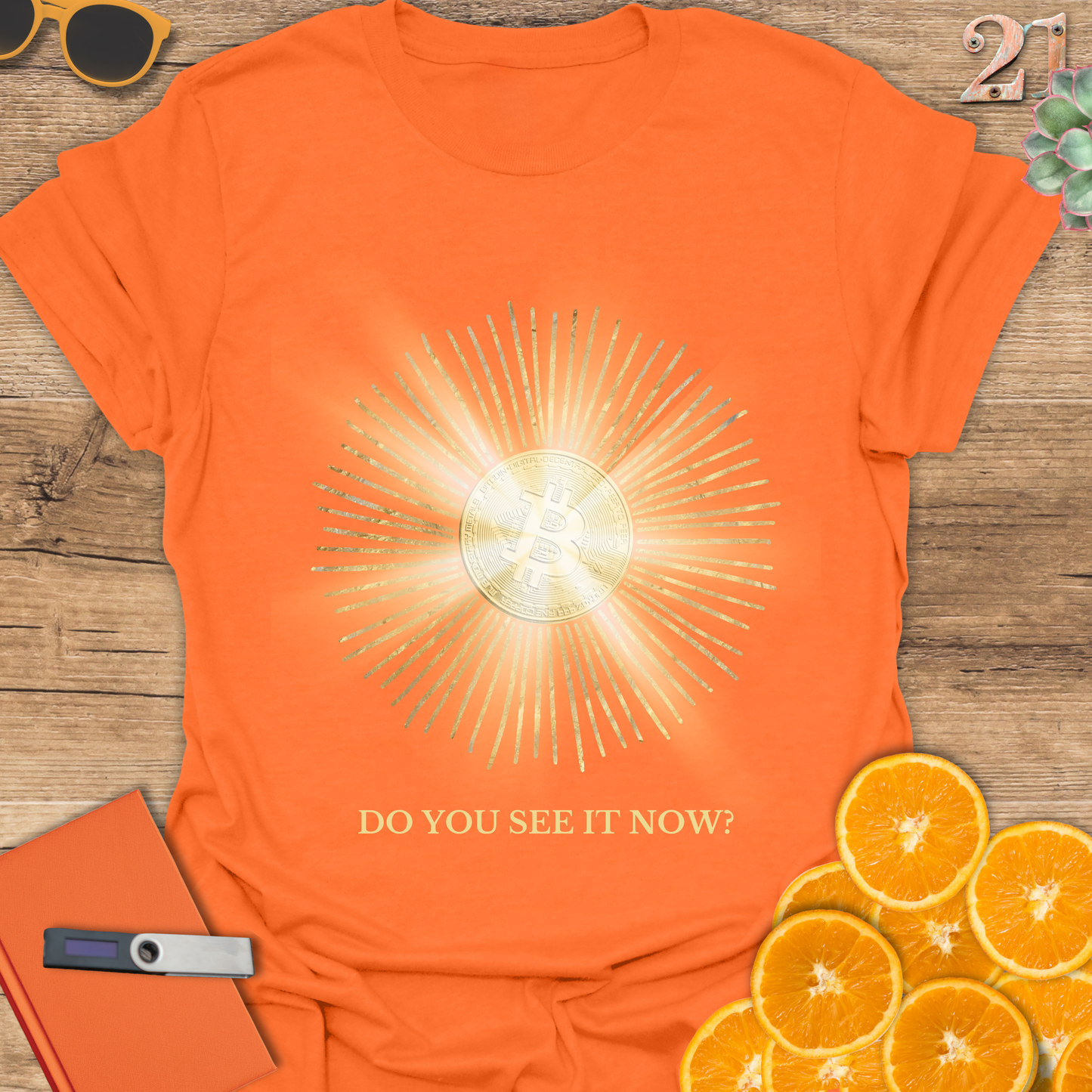 Bitcoin Golden Sun T-Shirt