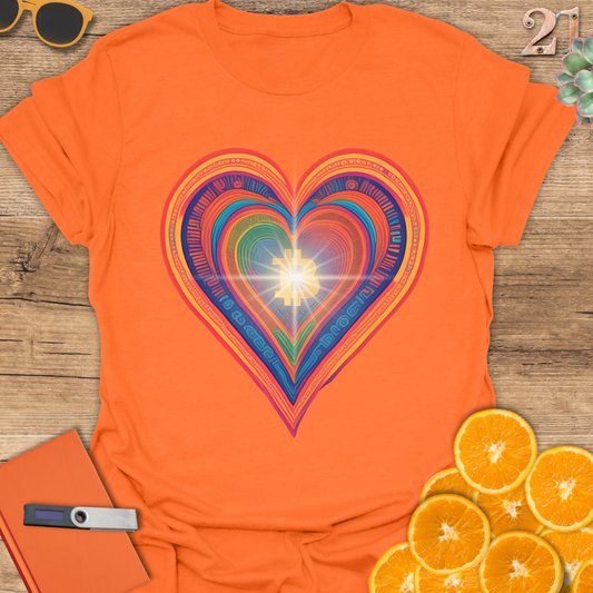 Bitcoin Heart Unisex Tee