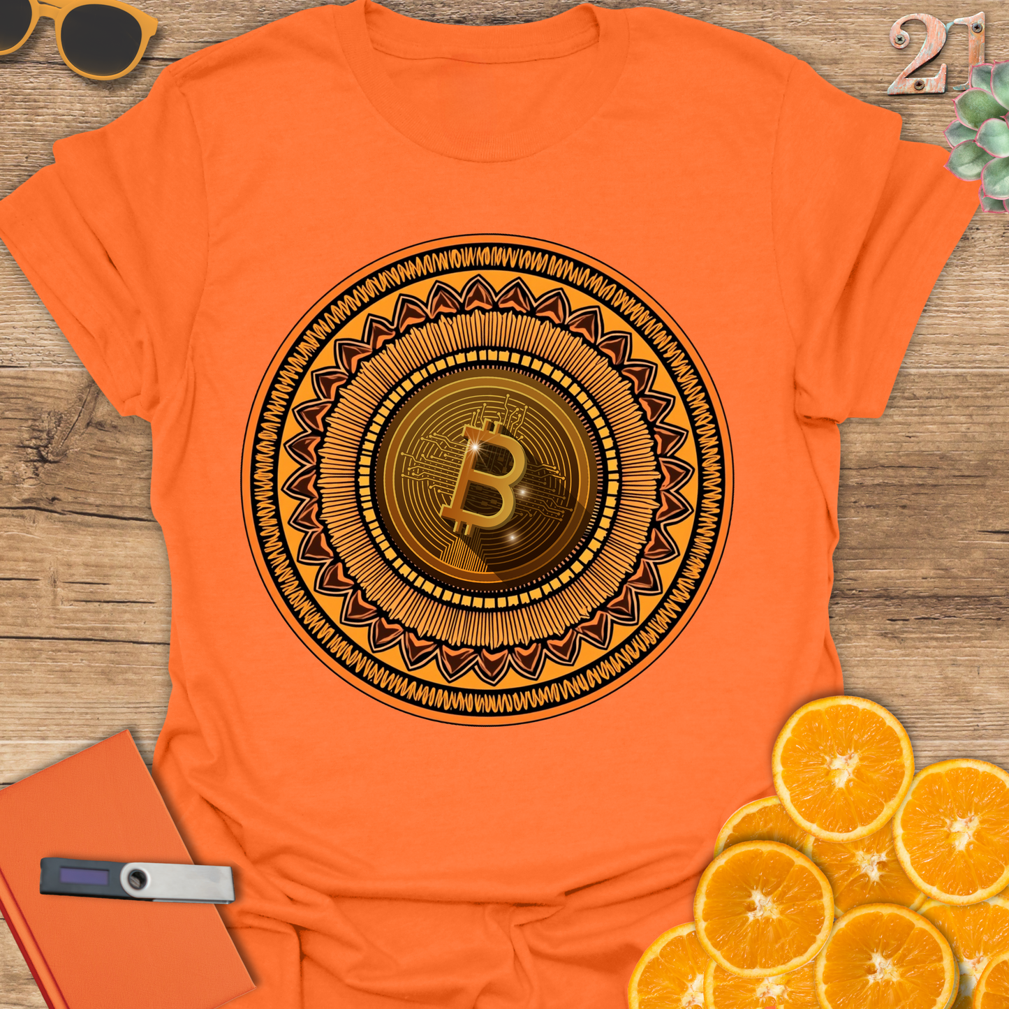 Bitcoin Mandala T-Shirt