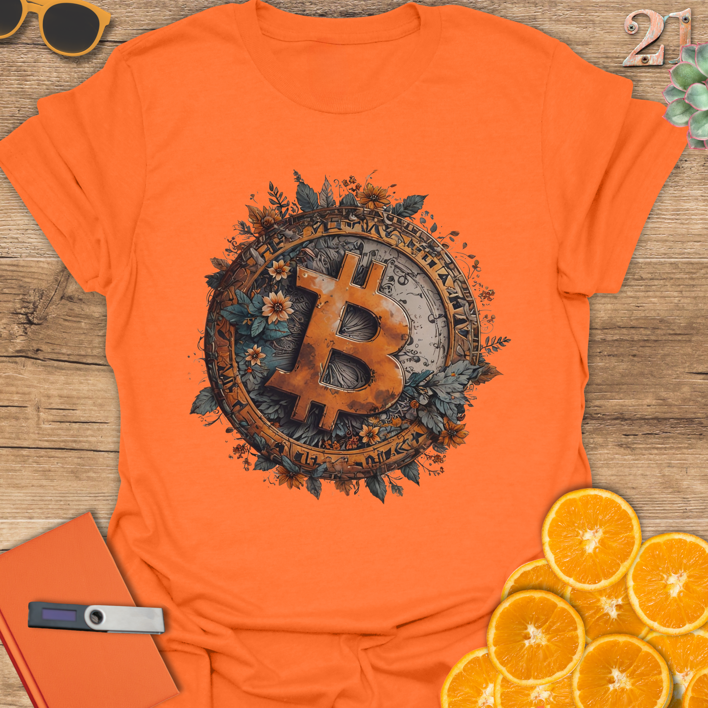 Bitcoin Foliage T-Shirt