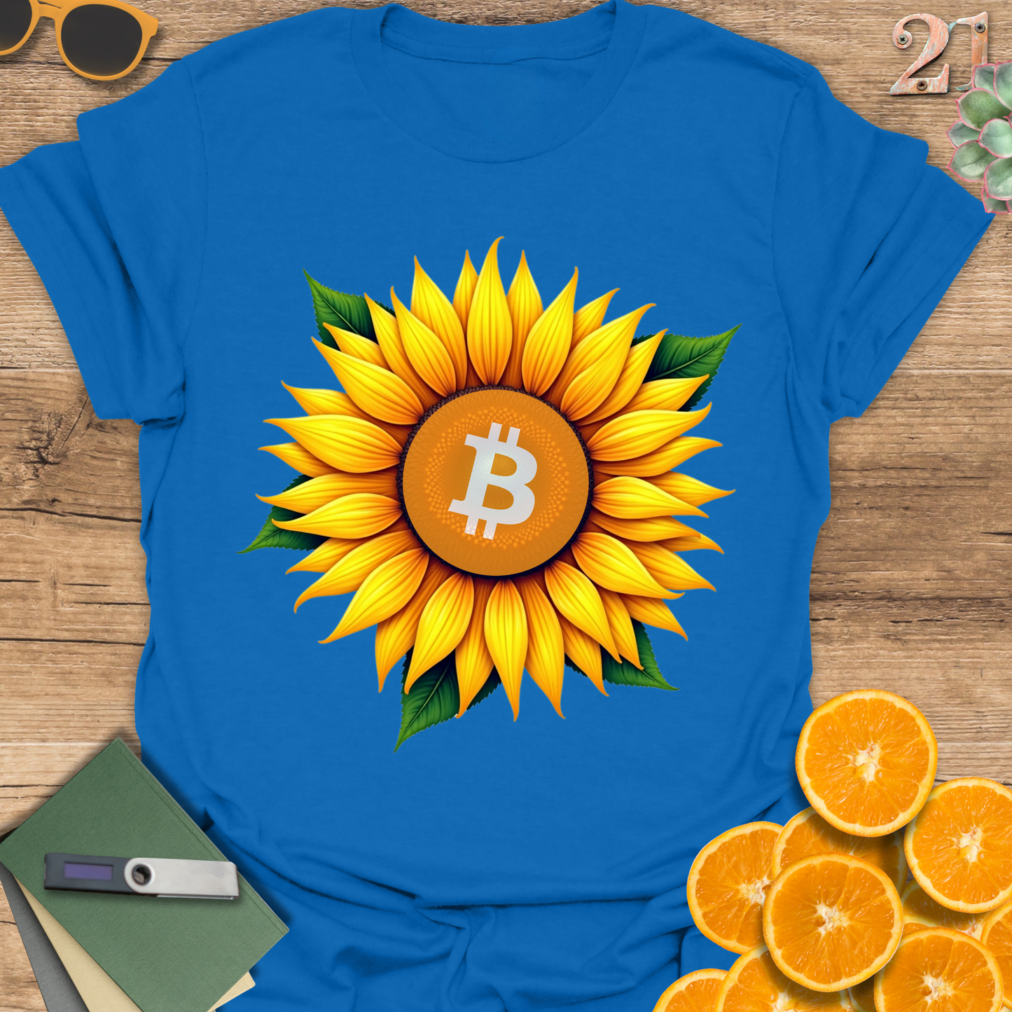 Sunflower Bitcoin T-Shirt