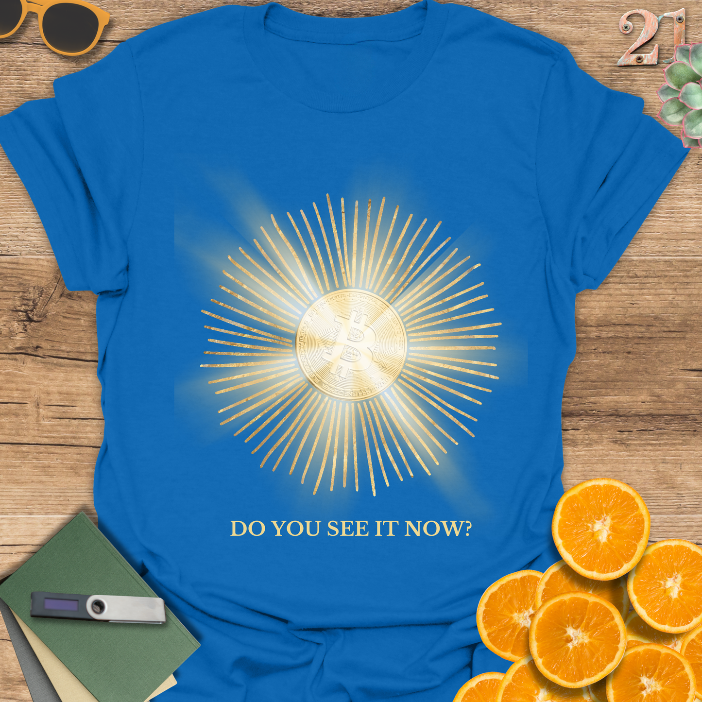 Bitcoin Golden Sun T-Shirt