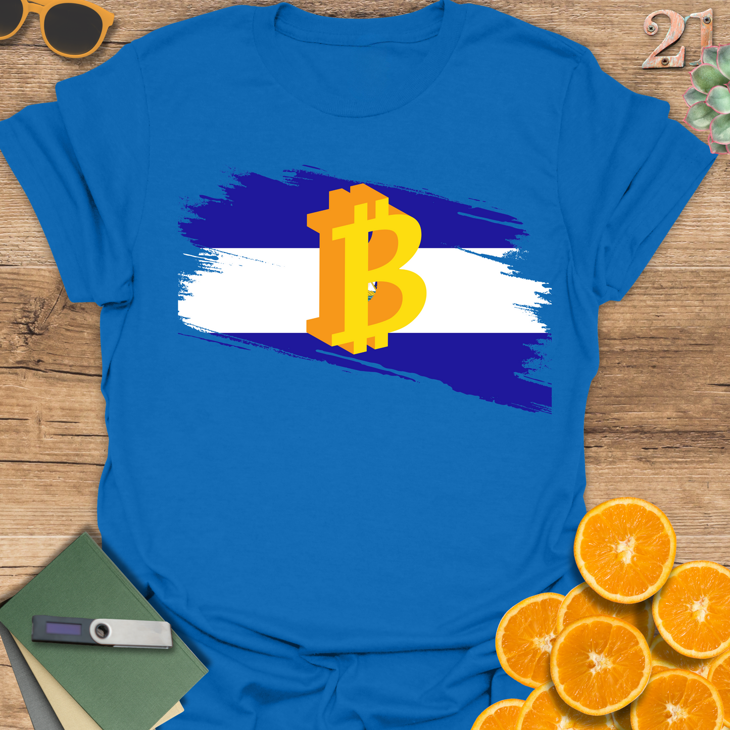 El Salvador, Bitcoin Country Unisex T-Shirt