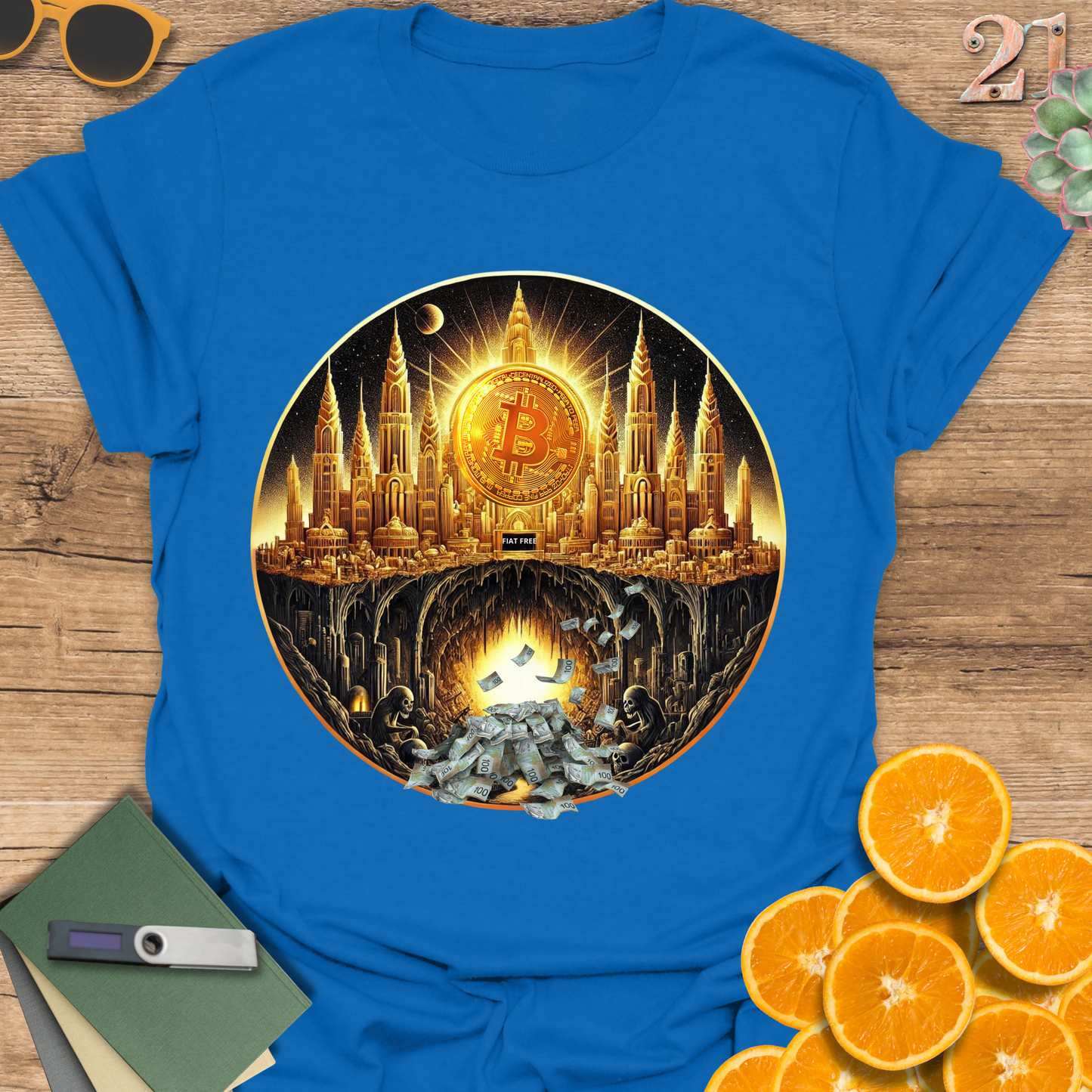 Bitcoin Utopia Fiat Dystopia, T-Shirt