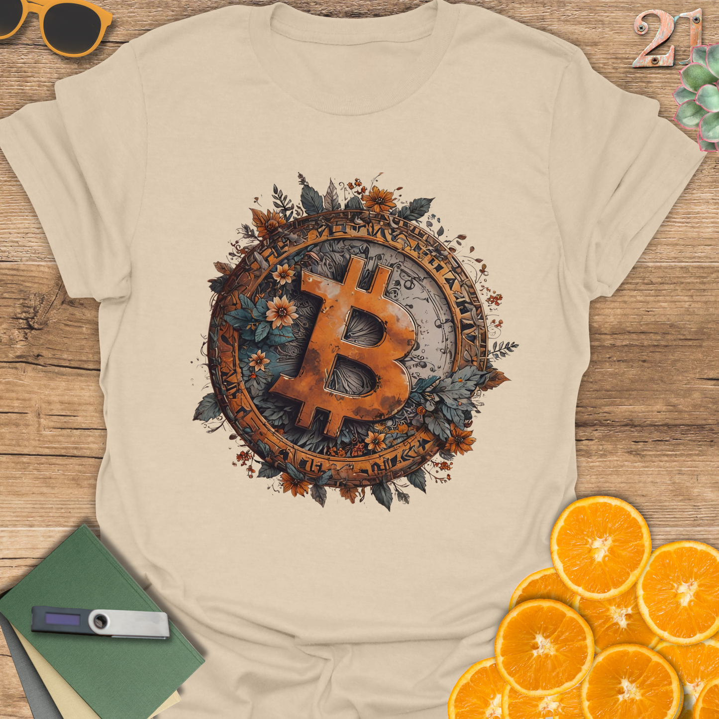 Bitcoin Foliage T-Shirt