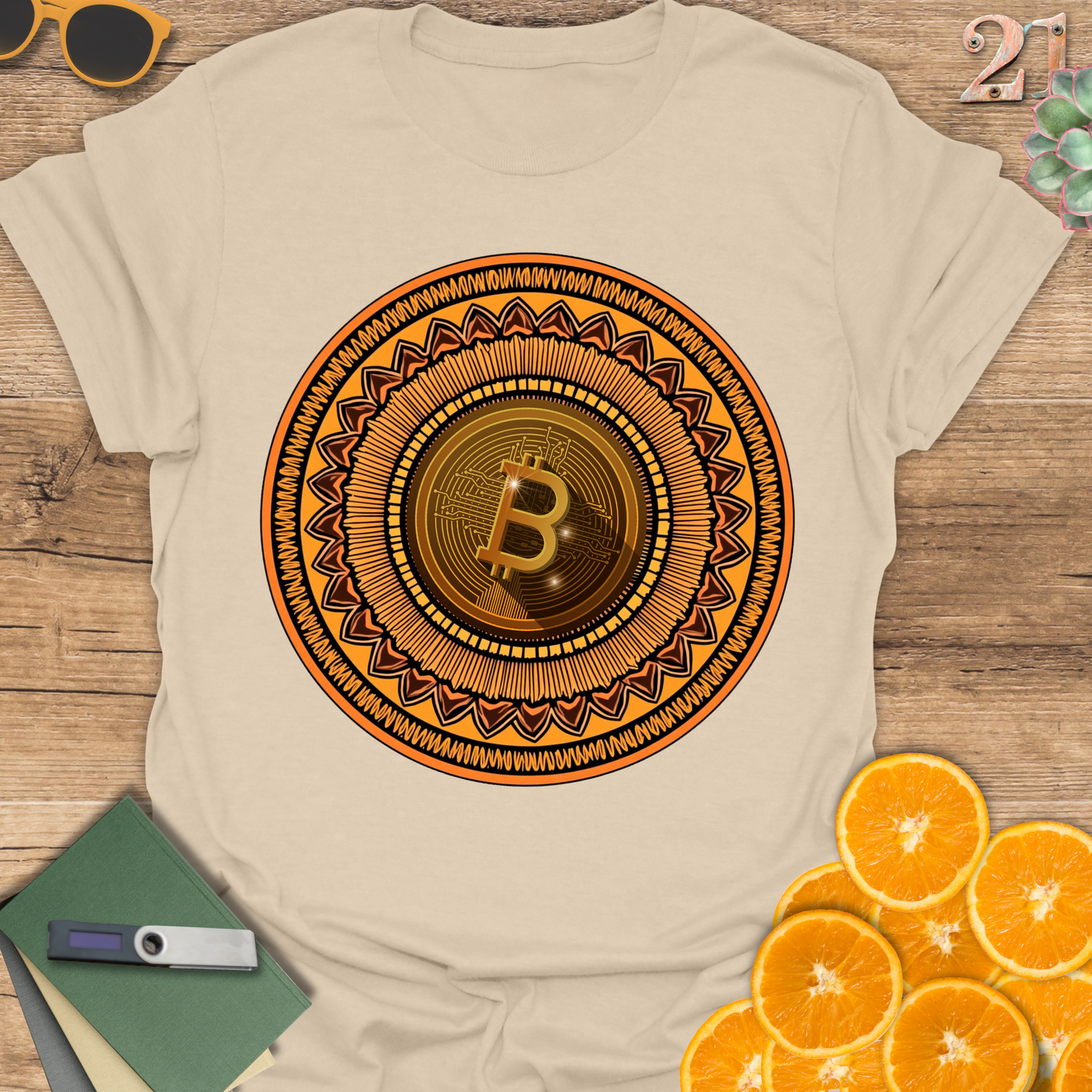 Bitcoin Mandala T-Shirt