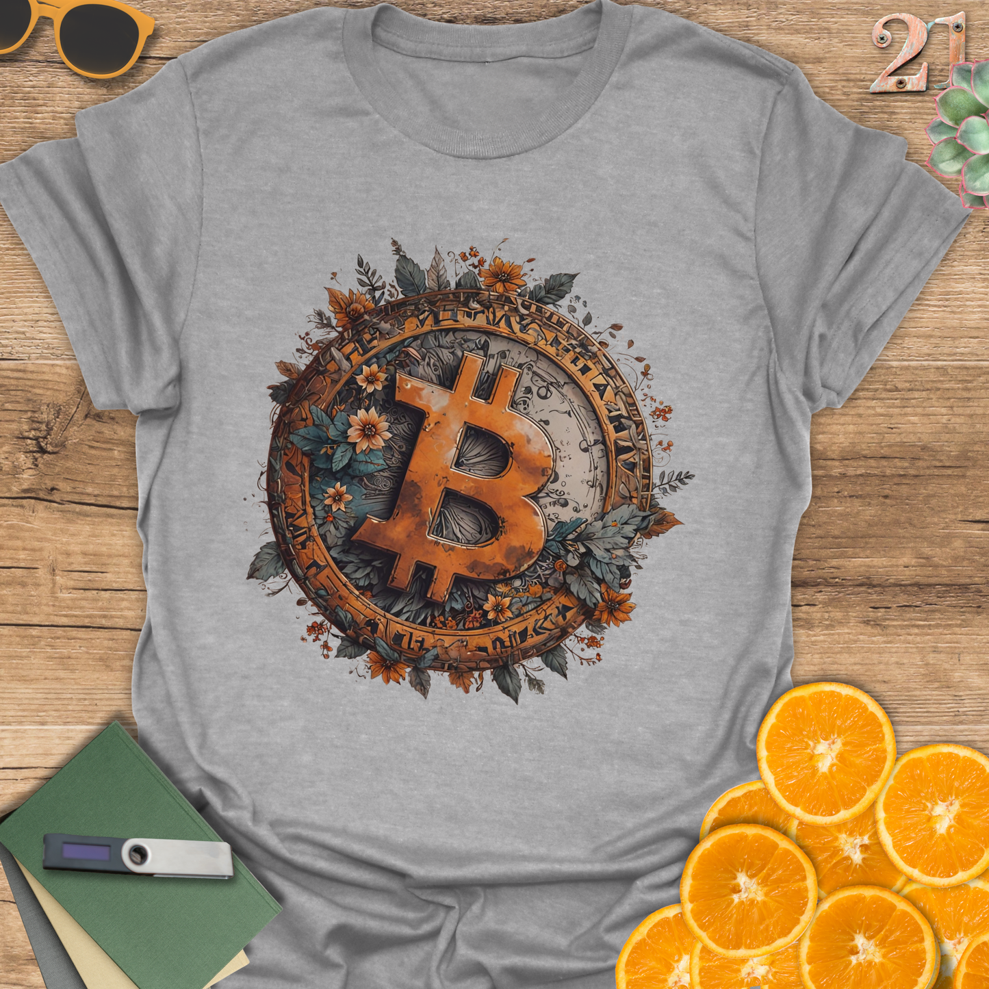 Bitcoin Foliage T-Shirt