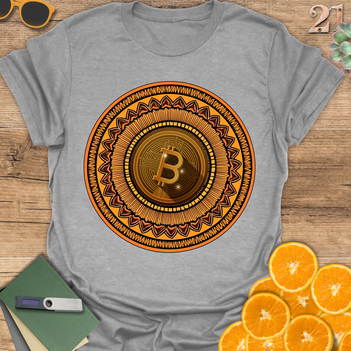 Bitcoin Mandala T-Shirt