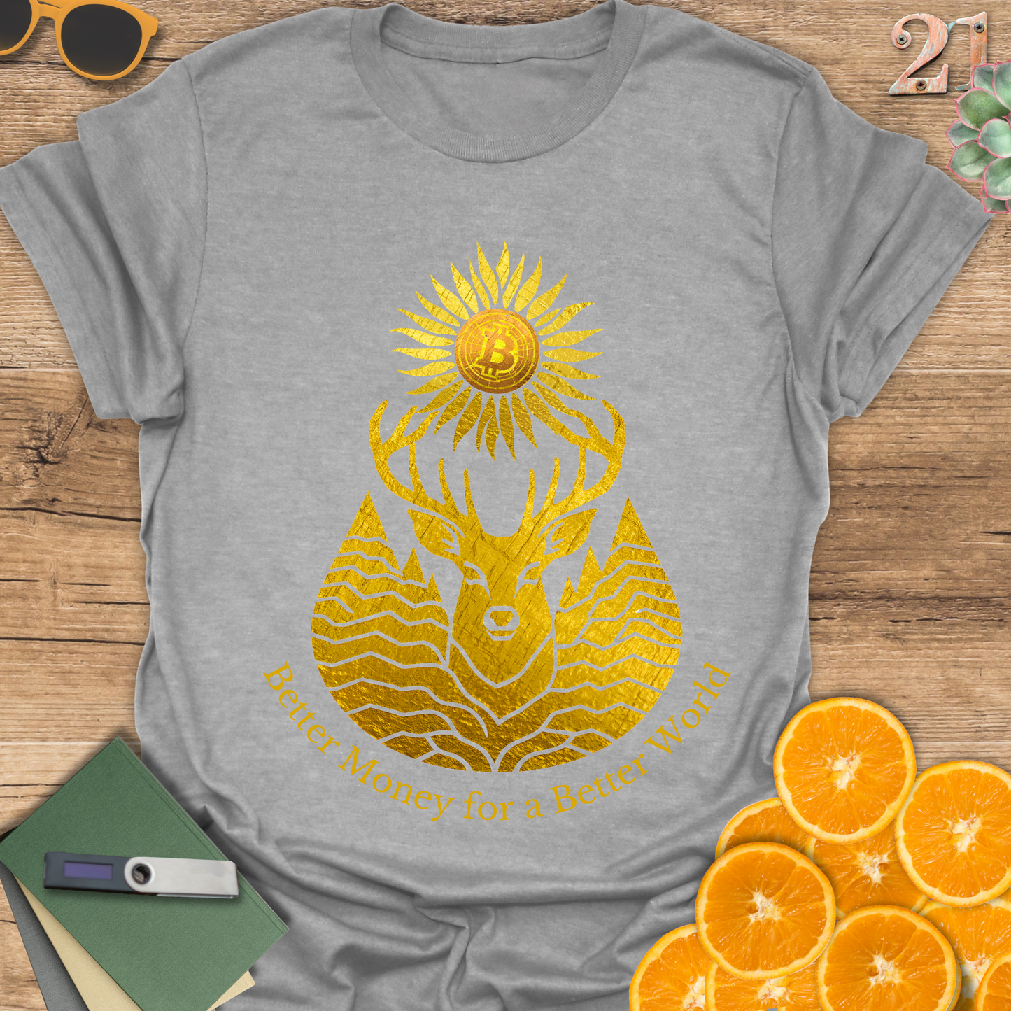 Bitcoin Sun Unisex T-Shirt