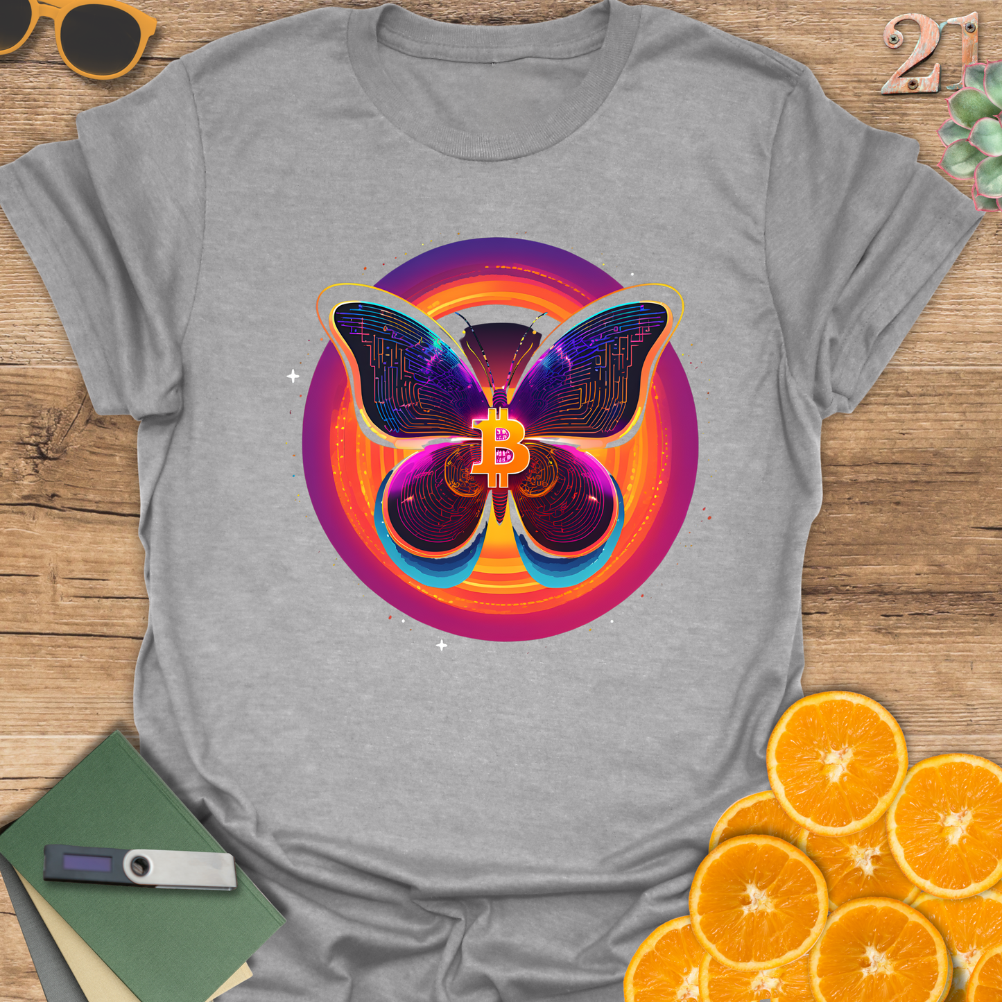 Bitcoin Butterfly T-Shirt