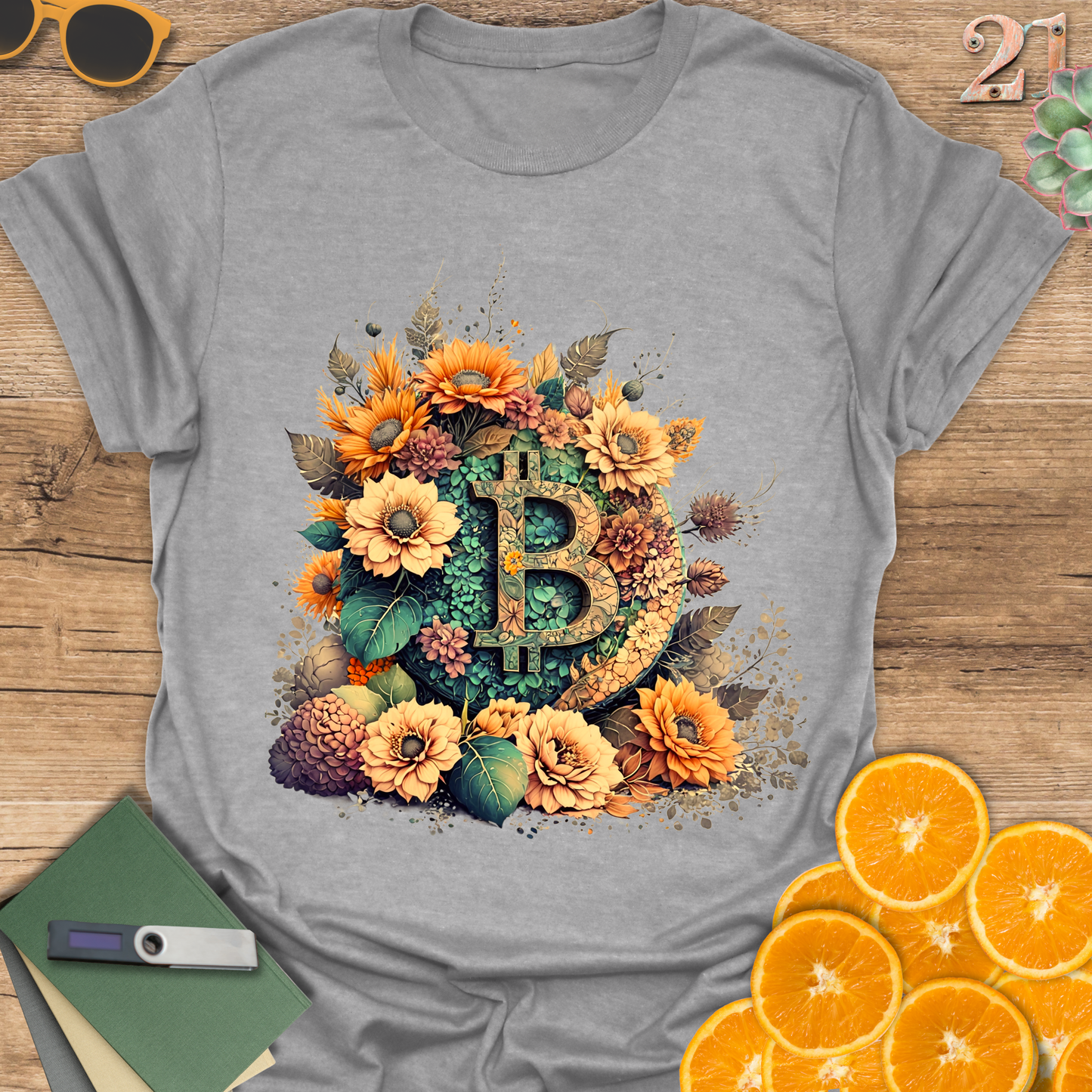 Bitcoin Blooms T-Shirt