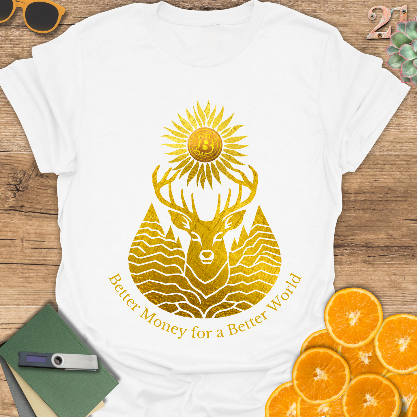 Bitcoin Sun Unisex T-Shirt