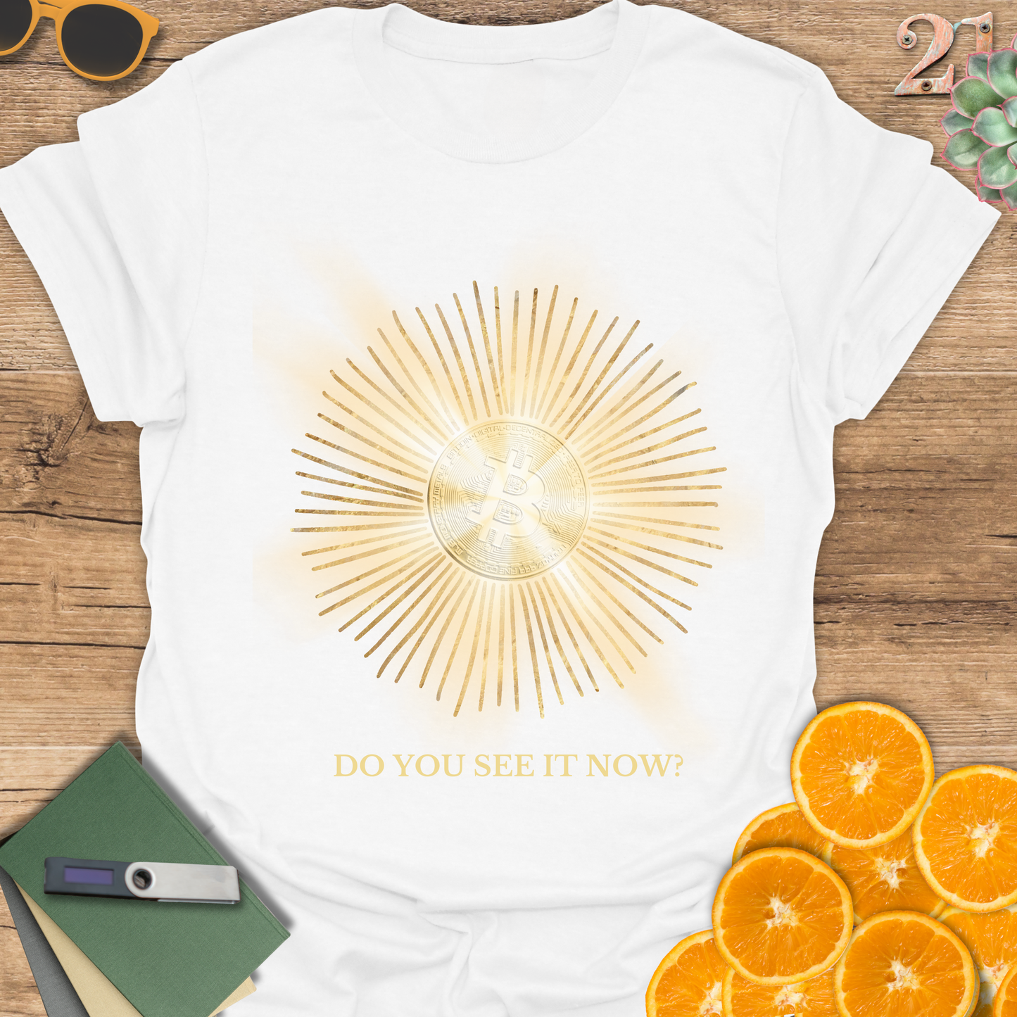 Bitcoin Golden Sun T-Shirt