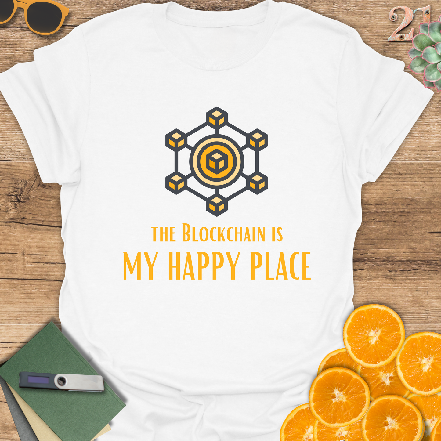 Bitcoin Blockchain Unisex T-Shirt