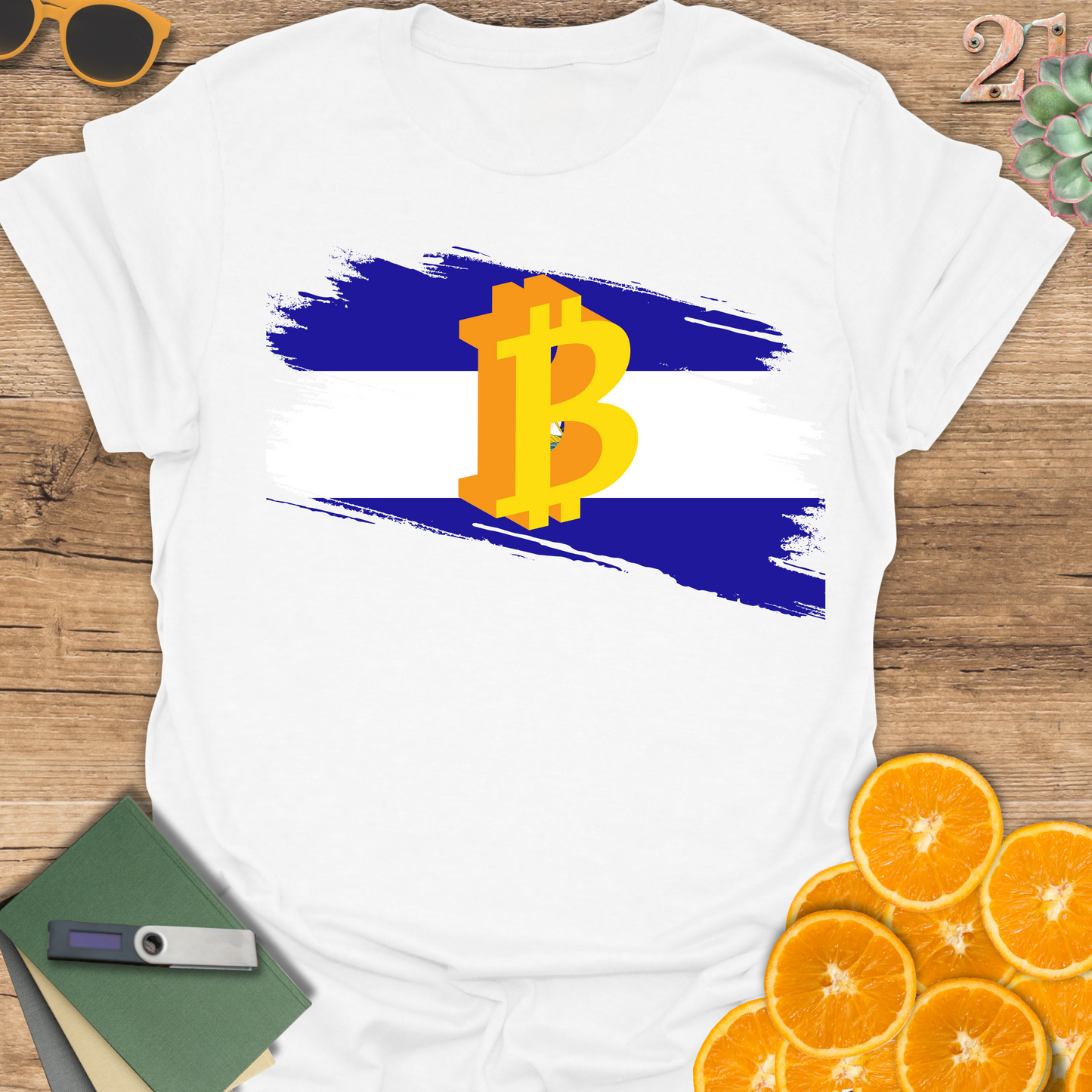 El Salvador, Bitcoin Country Unisex T-Shirt