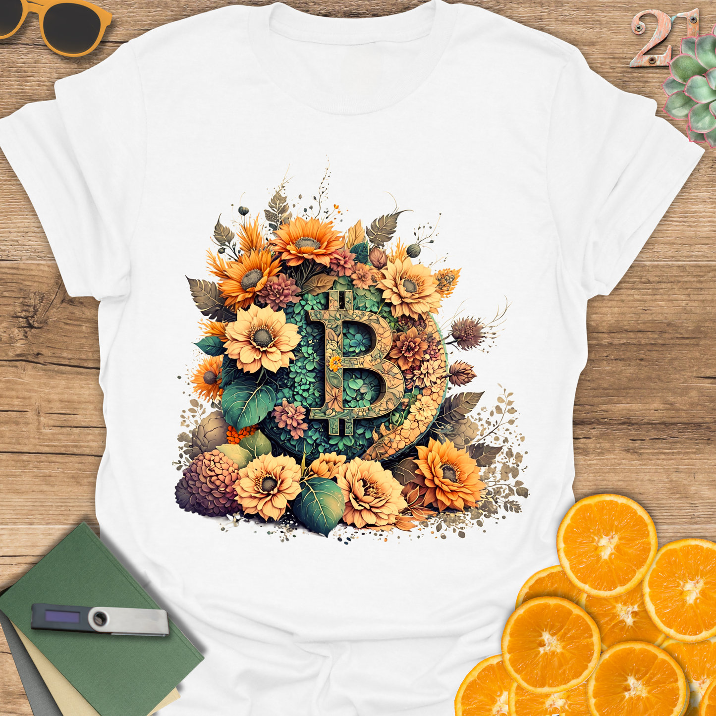 Bitcoin Blooms T-Shirt