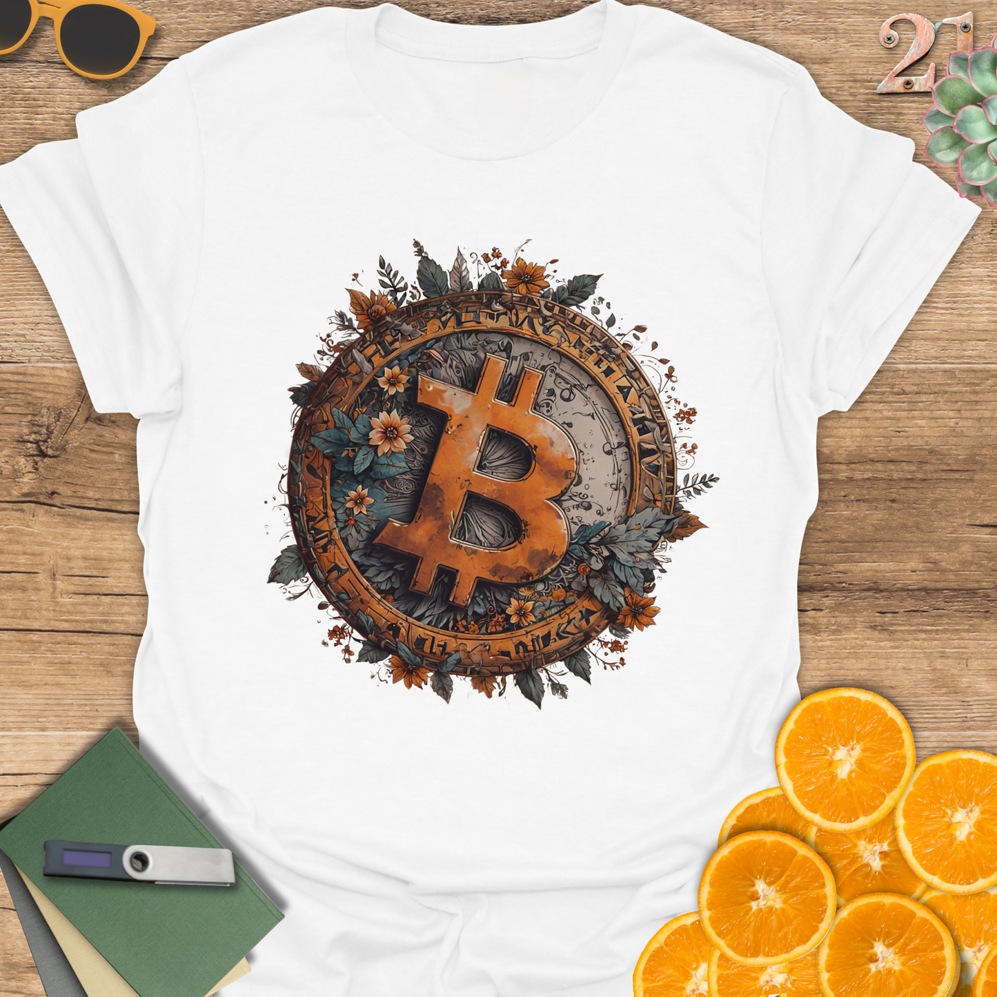 Bitcoin Foliage T-Shirt